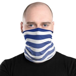 Blue Waves Face Covering