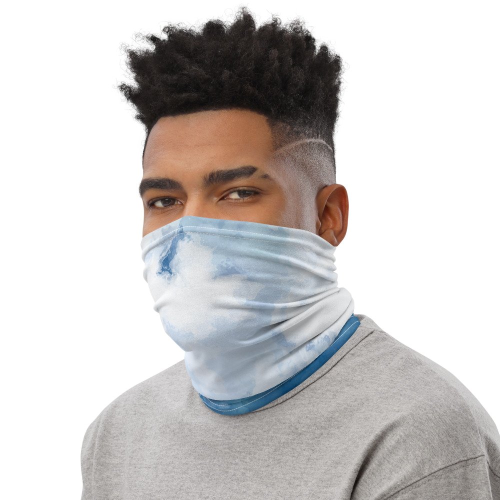Blue Clouds Face Covering - Image 3