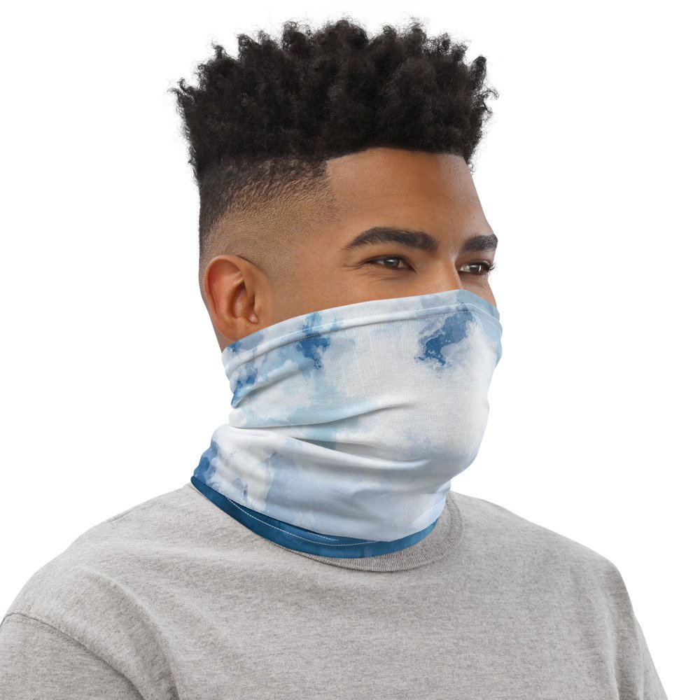 Blue Clouds Face Covering - Image 2